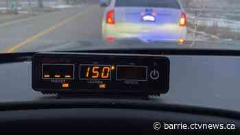 Man charged with speeding 2.5x over posted limit in Simcoe County