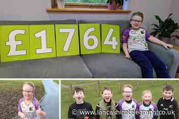 Chorley boy runs every day in January to raise money for Derian House