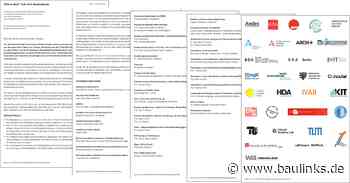 Offener Brief an Bauministerin Geywitz fordert Berücksichtigung des Think-Tanks Bauakademie