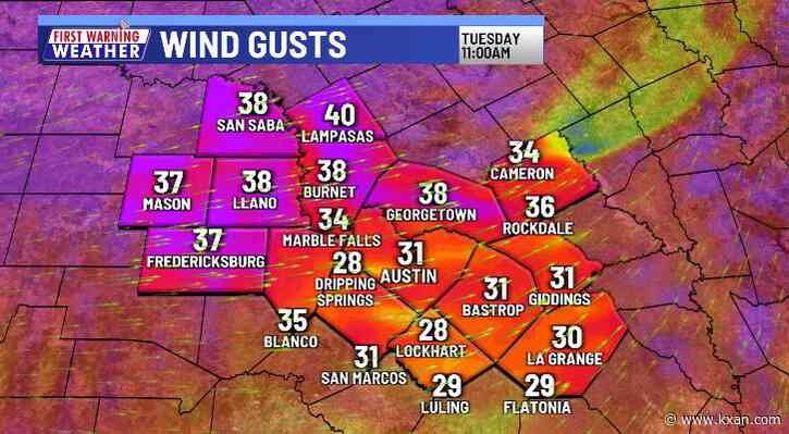 A windy & warm Valentine's Day