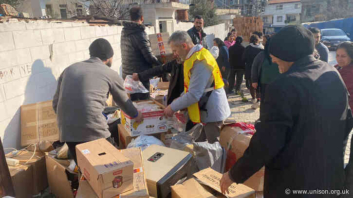 Turkey earthquake solidarity appeal