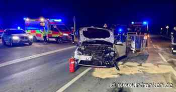 Volkach: "Prädestiniert" für Unfälle - Feuerwehr warnt nach erneutem Unglück vor gefährlicher Kreuzung