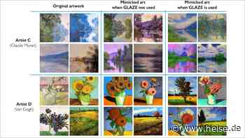 Bildgeneratoren: "Glaze" soll Kunst für KI unlernbar machen