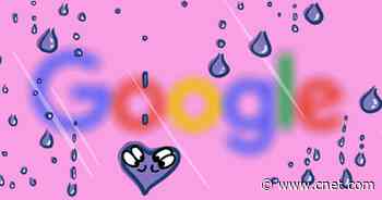 Google Doodle Celebrates Valentine's Day With Raindrops     - CNET