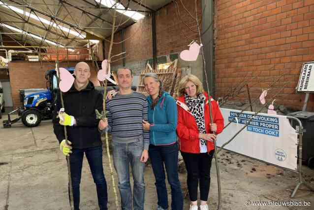 Liefdesbomen vinden nieuwe thuis op Valentijn