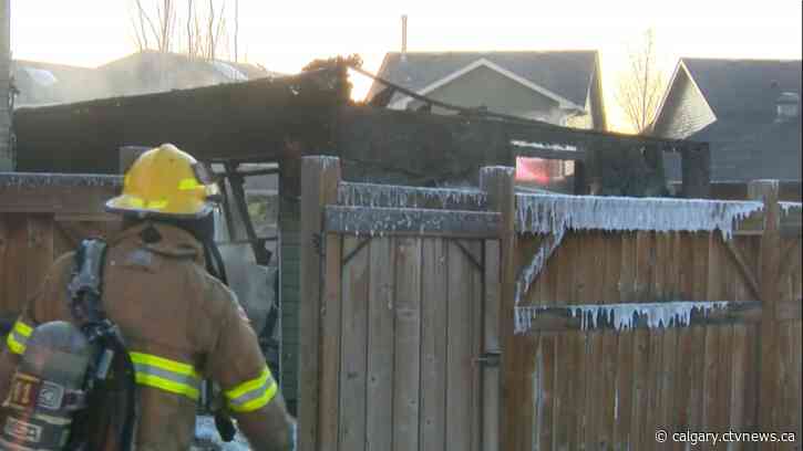 Auburn Bay garage destroyed by fire; crews prevent significant damage to home