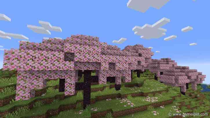 Minecraft's Next Update Adds Cherry Blossoms