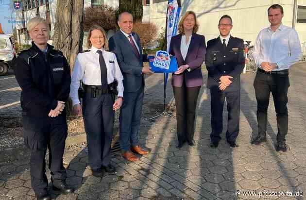 POL-DA: Erzhausen: Polizeipräsident Björn Gutzeit begrüßt Erzhausen als KOMPASSpartner