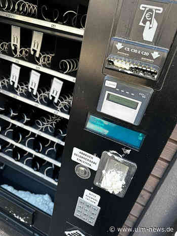 Unbekannte beschmieren und beschädigen erneut Speiseautomaten