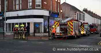 Heavy traffic on Anlaby Road as fire crews attend laundrette fire
