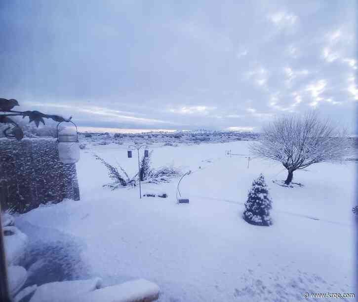 How much snow fell around New Mexico? Preliminary snow totals for February 13-14 storm