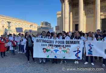 "La médecine libérale est malade!": le diagnostic et le remède d’un Azuréen dans la manif des médecins à Paris