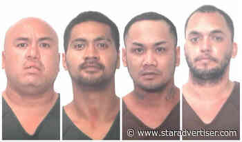 4 charged in armed robbery of courier in Mapunapuna