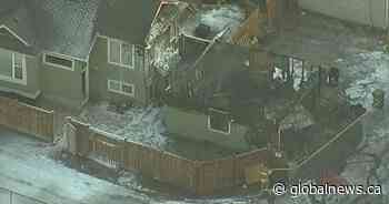 3 displaced after fire rips through Auburn Bay garage