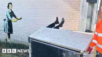 Banksy Margate Valentine's Day artwork has piece removed within hours