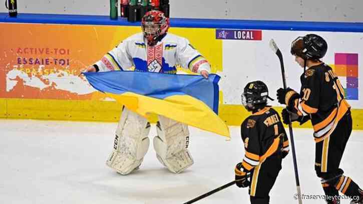 ‘Everything to make them smile:’ Montreal Canadiens host Ukrainian peewee team