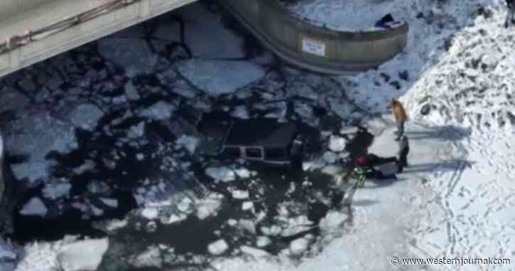 Hero Teen Saves Elderly Man and Dog After Car Plunges Into Icy Lake