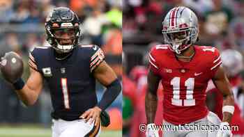 Justin Fields Said ‘No Doubt' He'd Love If Bears Draft Jaxon Smith-Njigba