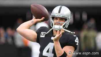 Raiders release QB Carr before contract deadline