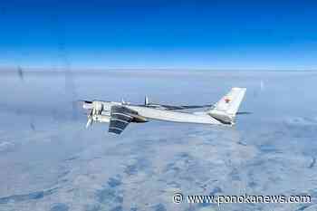 Russian bomber intercepted near Alaska as search continues for downed ‘objects’