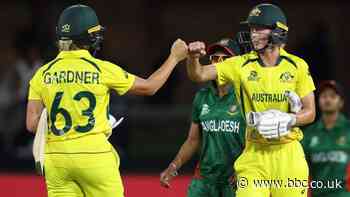 Women's T20 World Cup: Australia beat Bangladesh to move closer to semi-finals