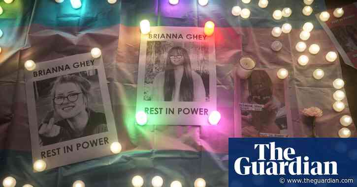 Brianna Ghey: candles and flower tributes laid at vigil for trans teenager