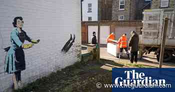 Council removes part of Banksy domestic violence artwork