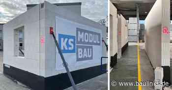 KS-Modulbau: Vorfertigung inklusive Sockelabdichtung