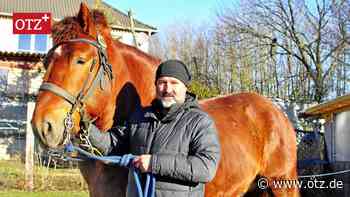 Ein Franzose und sein Pferd durchqueren Thüringen auf ihrer Europareise