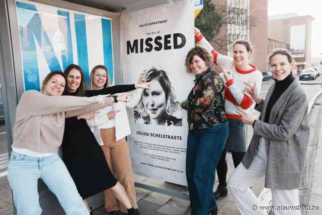 Jolien (37) botst op opsporingsaffiches van zichzelf: “Verrast, maar ook ontroerd”