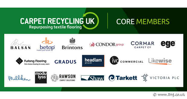 75% of the Carpet and Textile Flooring Sector engages with Carpet Recycling UK, focussing on design for recycling and repurposing textile flooring waste