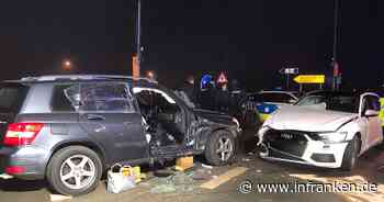 B289 bei Mainleus: Schwerer Unfall an Baustellen-Ampel - Frau in Auto eingeklemmt