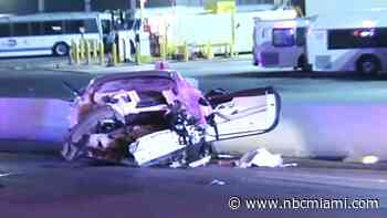2 People Killed in Car Crash on Ramp to Dolphin Expressway Near Miami Airport