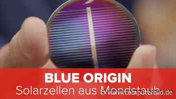 Blue Origin: Solarzellen aus Mondstaub