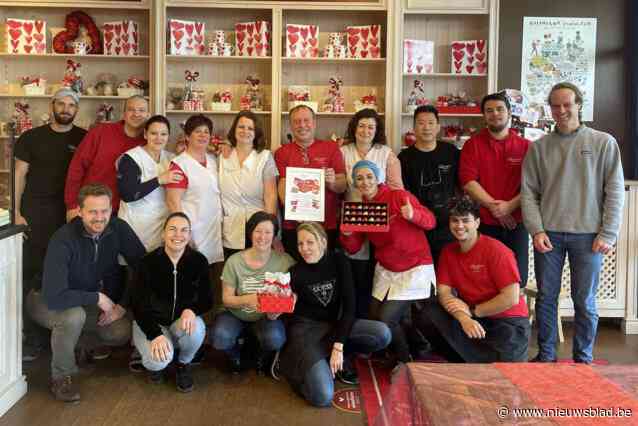 Valentino steunt slachtoffers van aardbeving met verkoop van chocolade