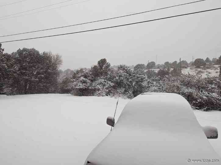PHOTOS: Latest storm leaves parts of New Mexico covered in snow