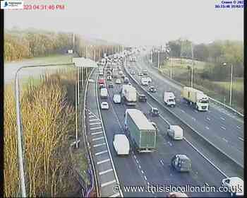 M25 crash: Congestion reported between Junction 28 and 27