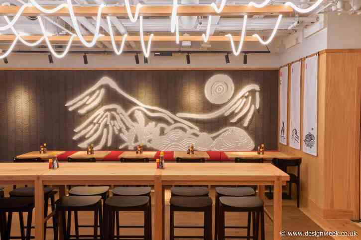 Marugame Udon breaks into European market with giant neon noodles