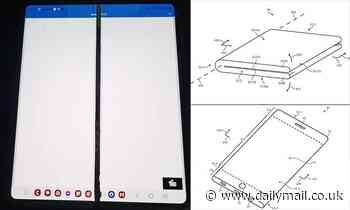 Your next iPhone could be FOLDABLE: Apple may release a smartphone that opens to a larger screen