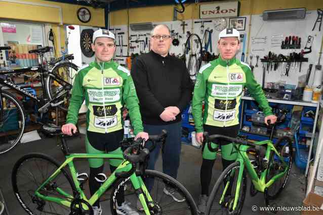 Philippe en zijn twee zonen vormen kleinste team in wielerpeloton: “Birger en Robin trainen in het atelier op de rollen”