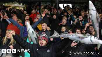 Ban on Grimsby Town fans' 'Harry Haddock' mascots reversed