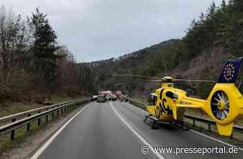 POL-PDLD: Verkehrsunfall mit zwei schwerverletzten Personen
