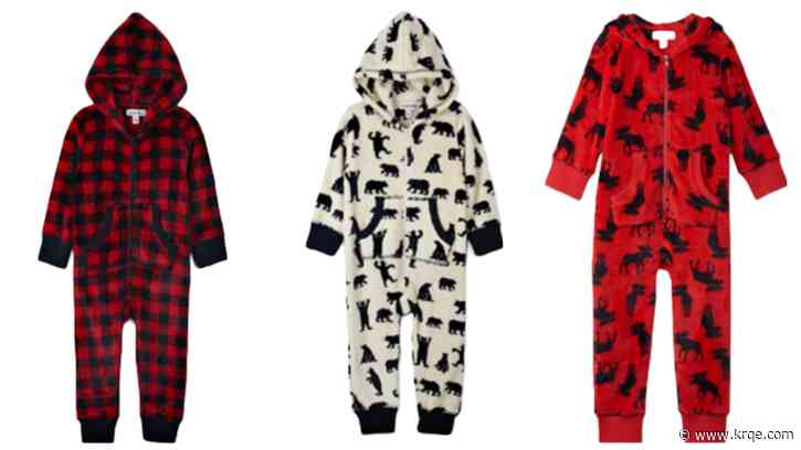 Children's pajamas recalled over burn risk