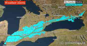 Environment Canada issues freezing rain warning for Hamilton