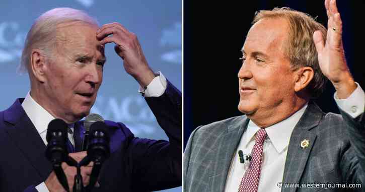 Texas Attorney General Sues Biden Over 'Unlawful' Signing of Massive Spending Bill