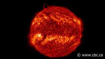 No, a piece of the sun didn't just 'break off'