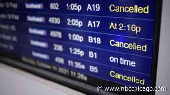 More Than 300 Flights Canceled at Chicago Airports Amid Wintry Weather
