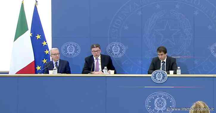 Superbonus, Giorgetti: “Il decreto è una misura d’impatto necessaria per bloccare gli effetti di una politica scellerata”