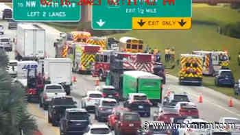 2 Children Hospitalized, Multiple Injured in School Bus Crash on Dolphin Expressway