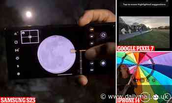 Crazy cellphone features from Samsung's high-res MOON images to the Pixel that removes photobombers